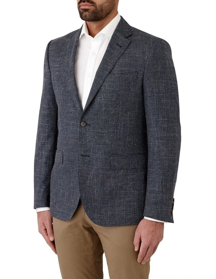 Hawthorn Modern Fit Sports Jacket in Navy image 3