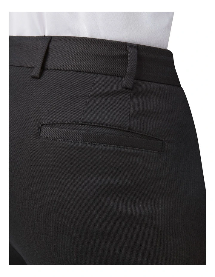 Gerrard Tailored Fit Trouser in Black image 4