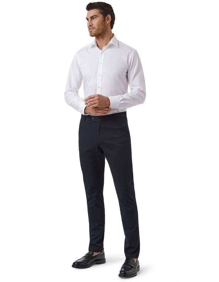 Gerrard Tailored Fit Chino In Dark Navy image 3