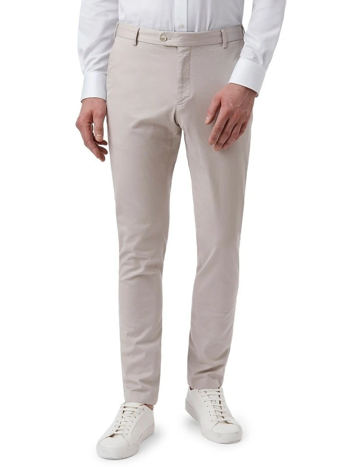 Gerrard Tailored Fit Chino In Stone image 1