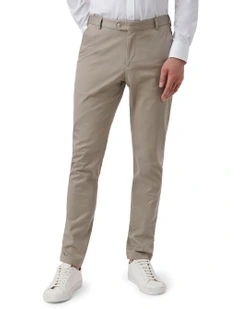 Gerrard Tailored Fit Chino In Taupe