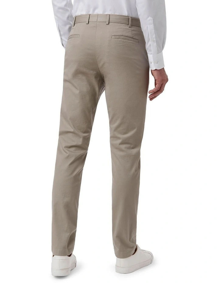 Gerrard Tailored Fit Chino In Taupe image 2