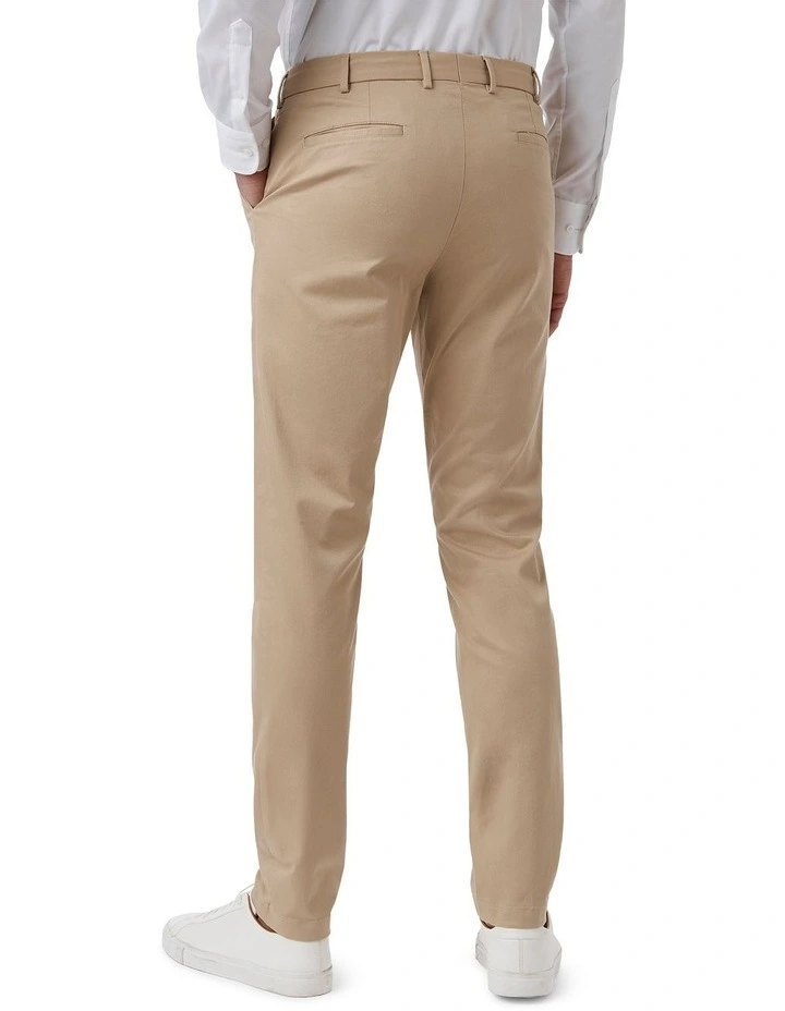 Gerrard Tailored Fit Chino In Sand image 2