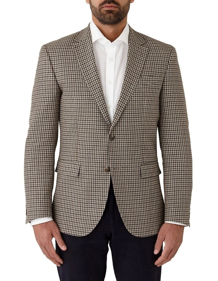 Hawthorn Modern Fit Sports Jacket in Brown image 1