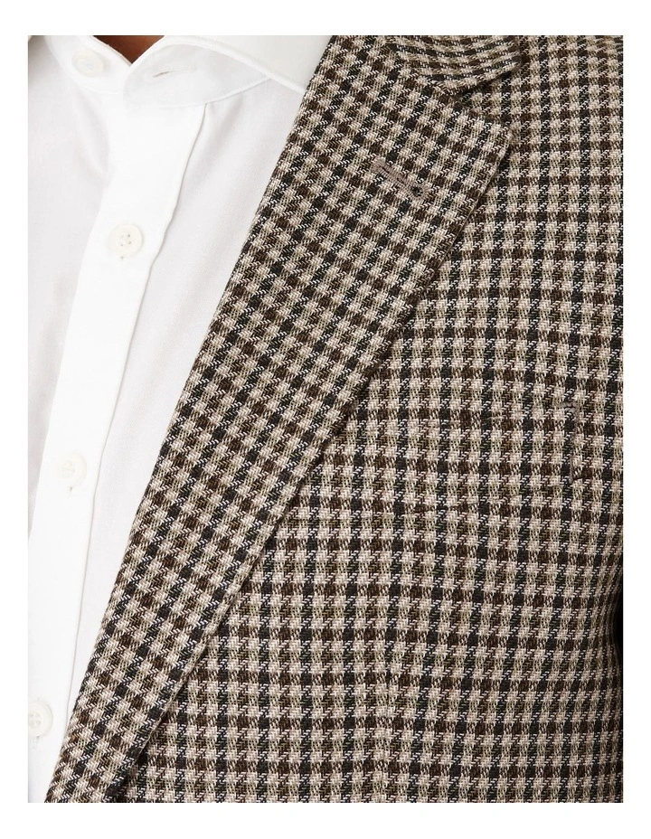 Hawthorn Modern Fit Sports Jacket in Brown image 4