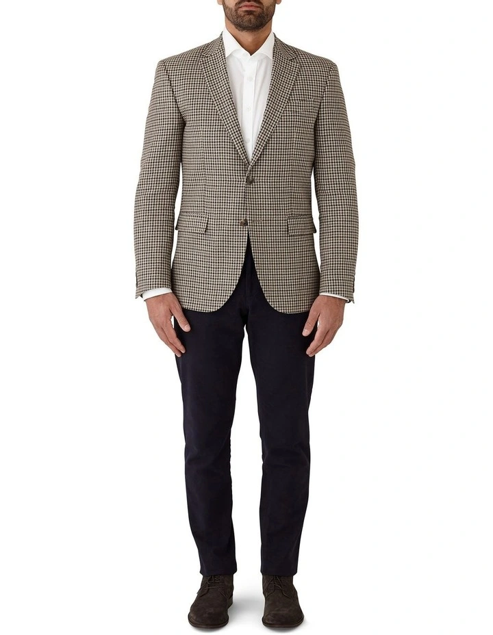Hawthorn Modern Fit Sports Jacket in Brown image 5