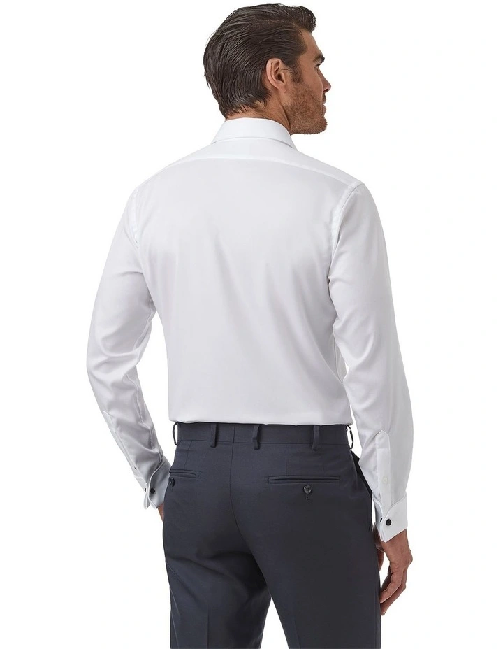 Essex Modern Fit Tuexdo Shirt in White image 3