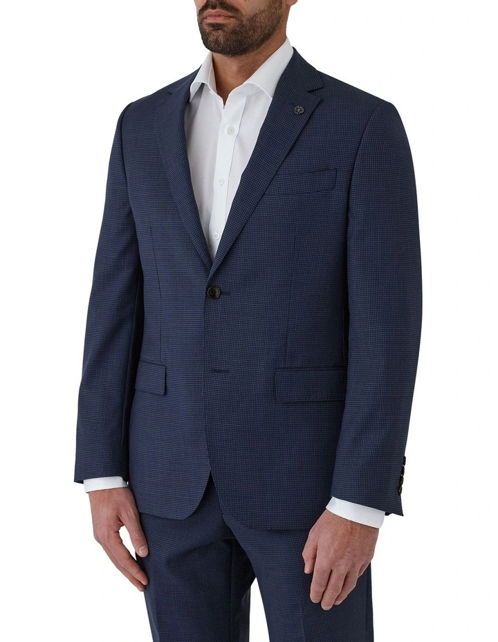 Morse Modern Fit Jacket In Navy image 3