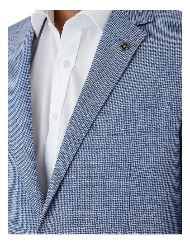 Morse Modern Fit Jacket in Blue image 4