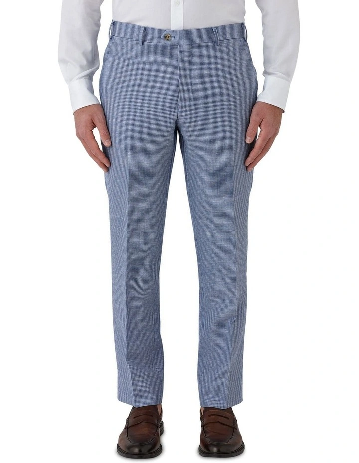 Interceptor Modern Fit Trousers in Blue image 1