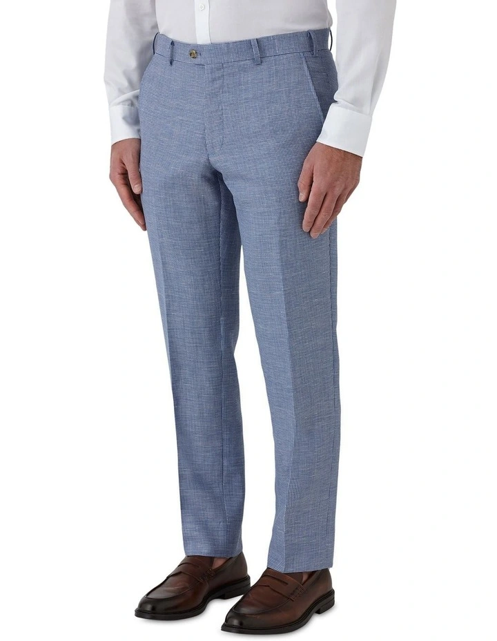 Interceptor Modern Fit Trousers in Blue image 3