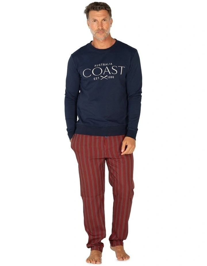 Perth Winter Pyjama in Navy image 1