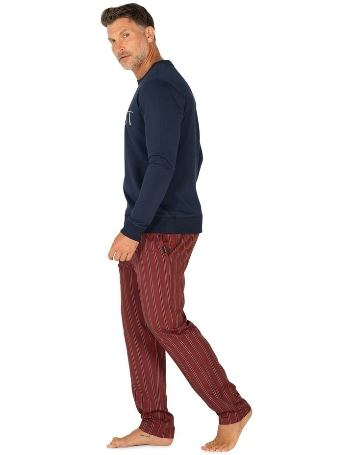 Perth Winter Pyjama in Navy image 3