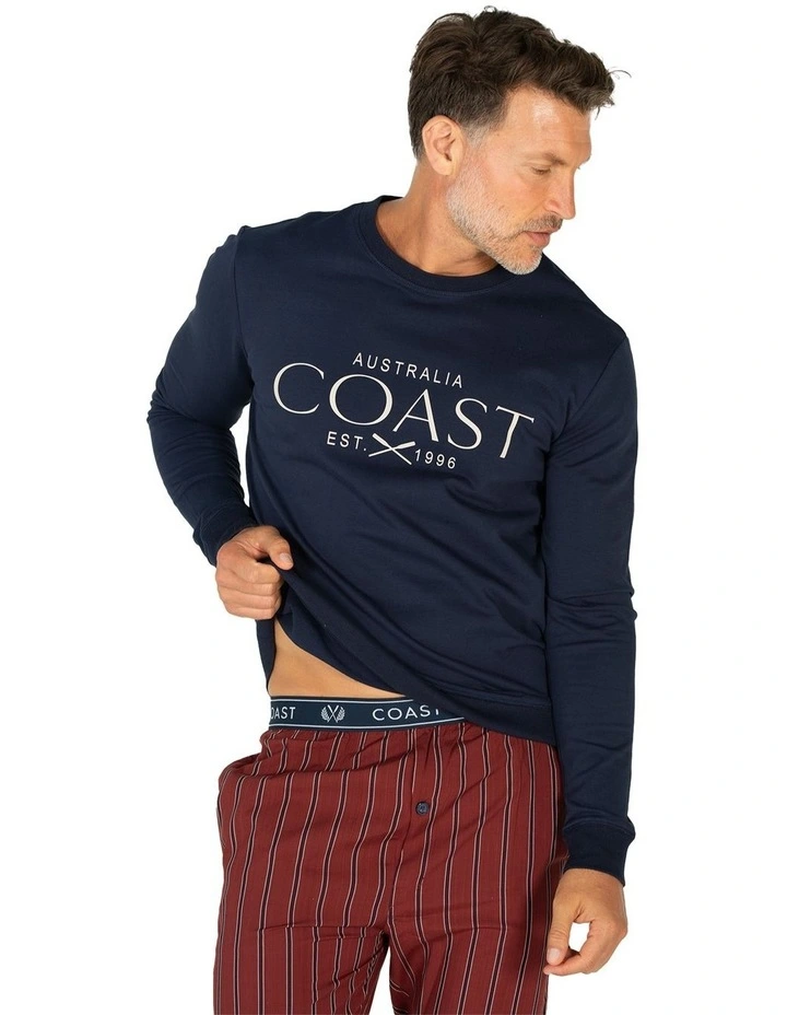 Perth Winter Pyjama in Navy image 5