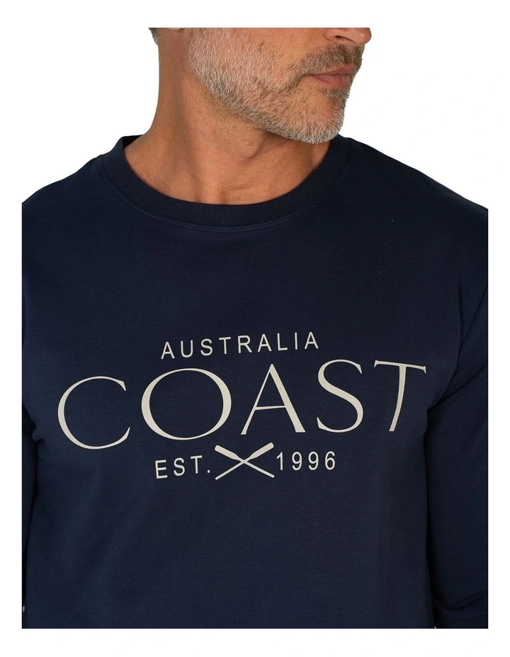 Perth Winter Pyjama in Navy image 6