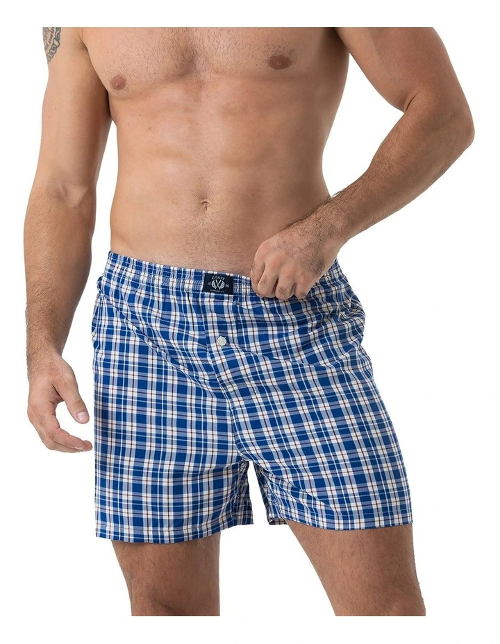 Bamboo Boxers Pack Of 2 in Blue image 4