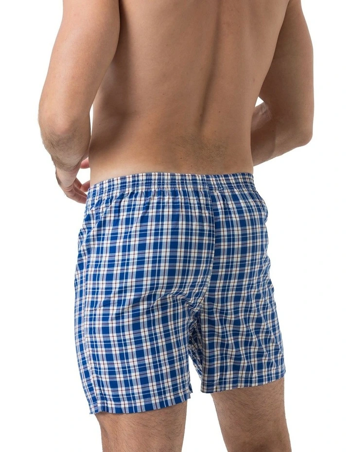 Bamboo Boxers Pack Of 2 in Blue image 5
