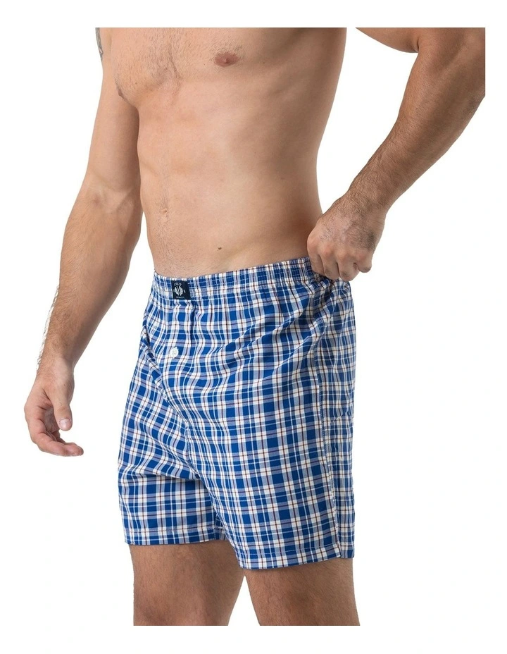 Bamboo Boxers Pack Of 2 in Blue image 7