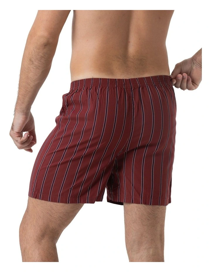 Bamboo Boxers 2 Pack in Red image 5