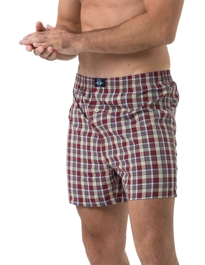 Bamboo Boxers 2 Pack in Red image 6