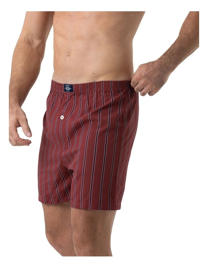 Bamboo Boxers 2 Pack in Red image 7