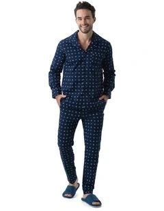 Signature Winter Pyjama Set in Navy