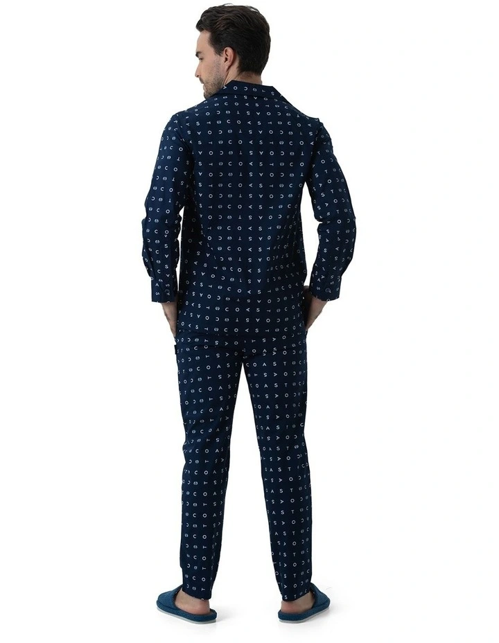 Signature Winter Pyjama Set in Navy image 2