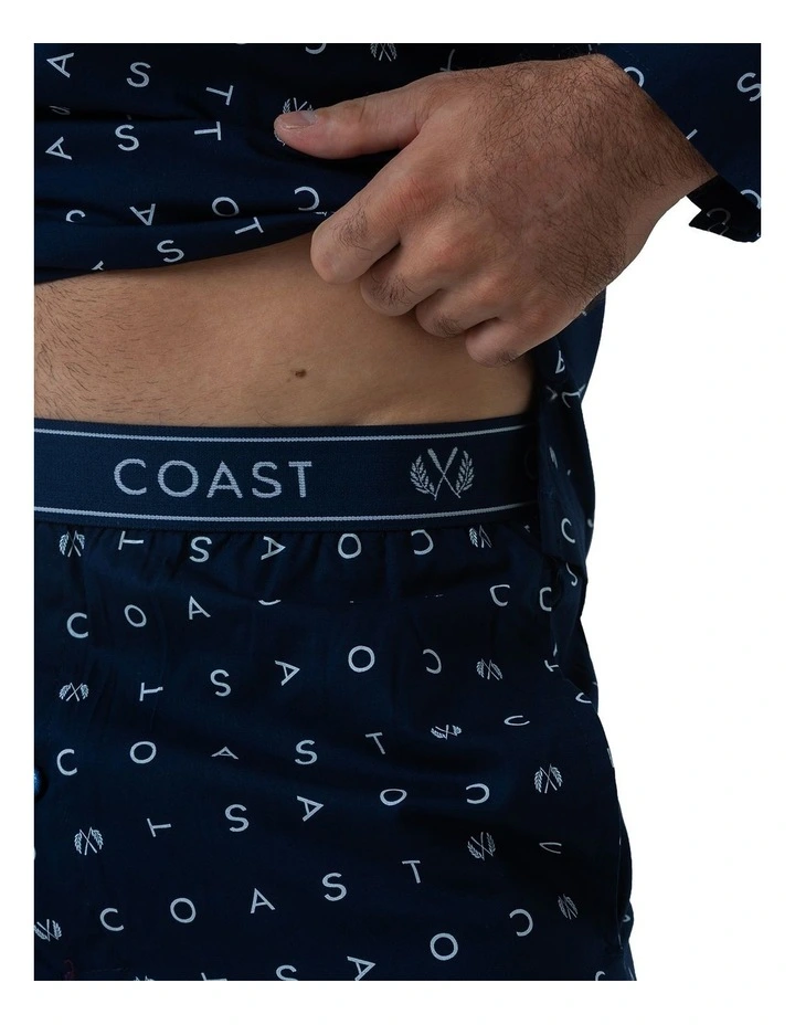 Signature Winter Pyjama Set in Navy image 5