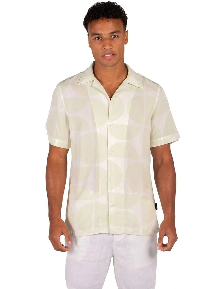 Asparagus Bamboo Shirt in Green image 1