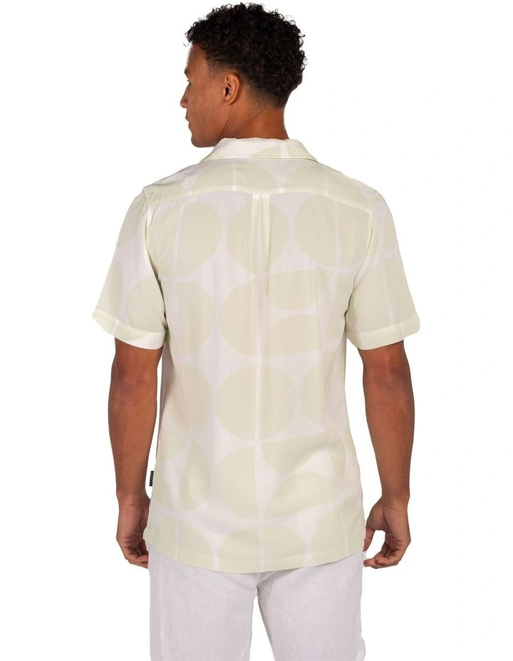 Asparagus Bamboo Shirt in Green image 3