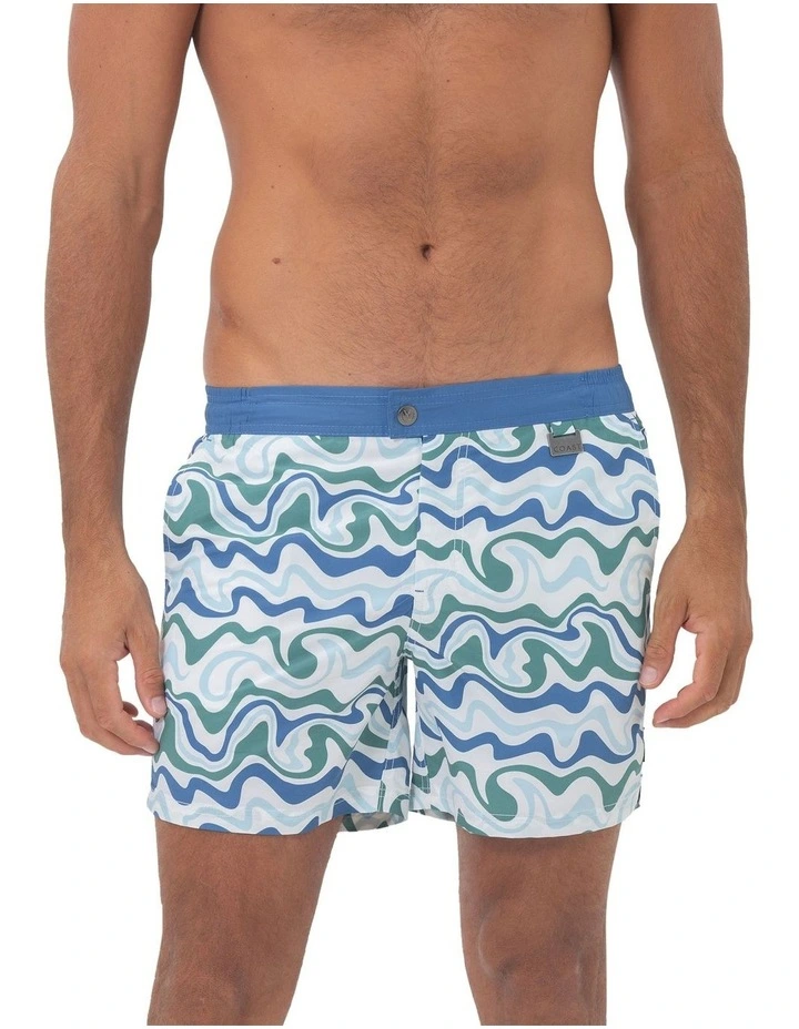 Palm Springs Swim Shorts in Blue image 1