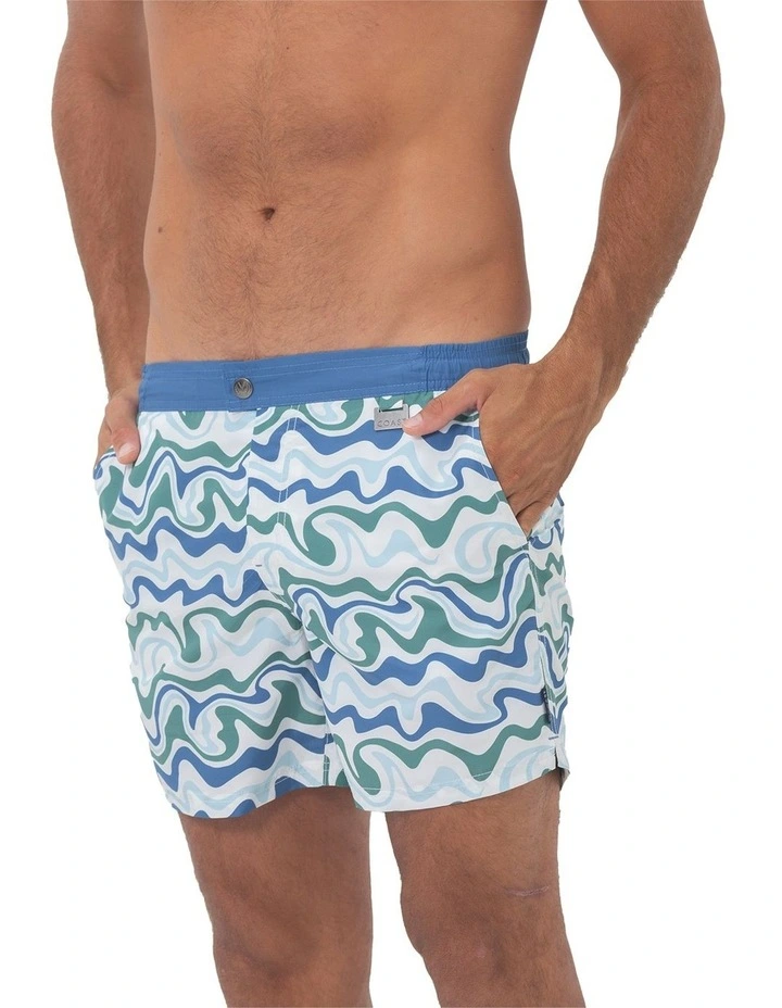 Palm Springs Swim Shorts in Blue image 1