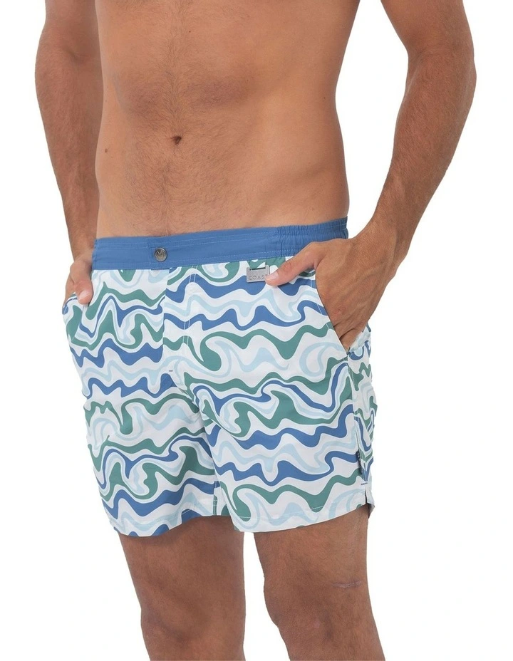 Palm Springs Swim Shorts in Blue image 3