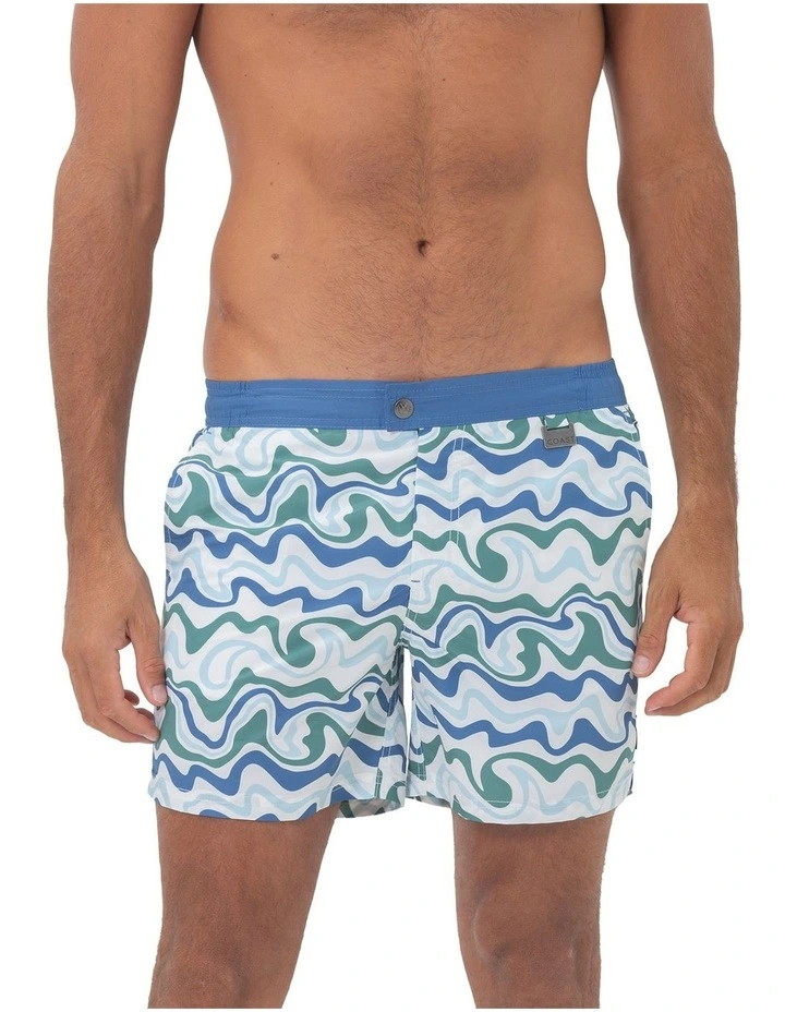 Palm Springs Swim Shorts in Blue image 3