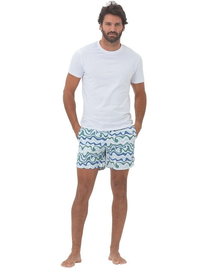 Palm Springs Swim Shorts in Blue image 4