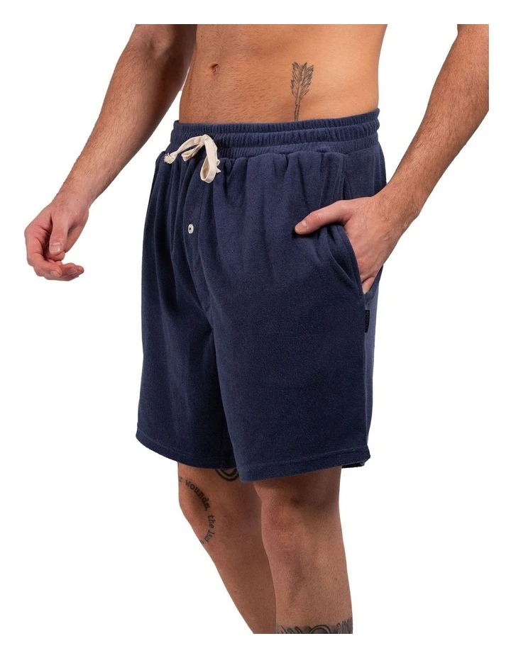 Terry Shorts in Navy image 2