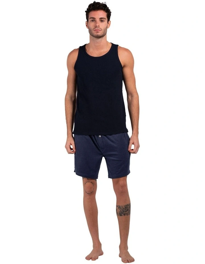 Terry Shorts in Navy image 5