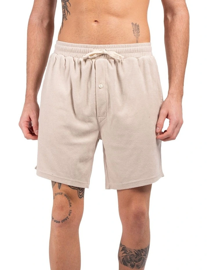 Terry Shorts in Sand image 1