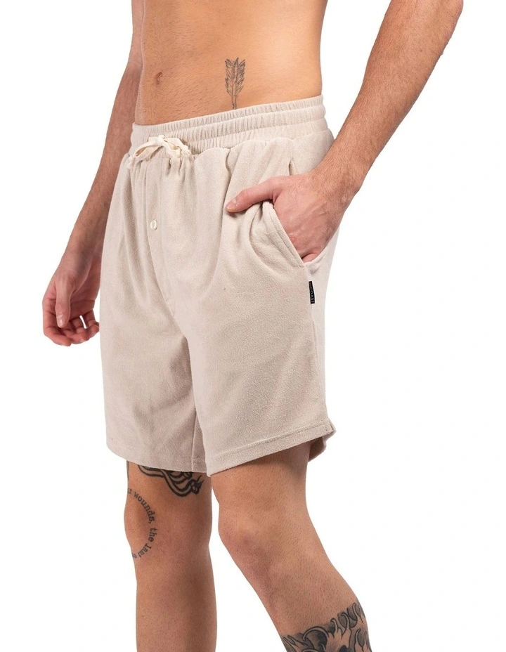 Terry Shorts in Sand image 2