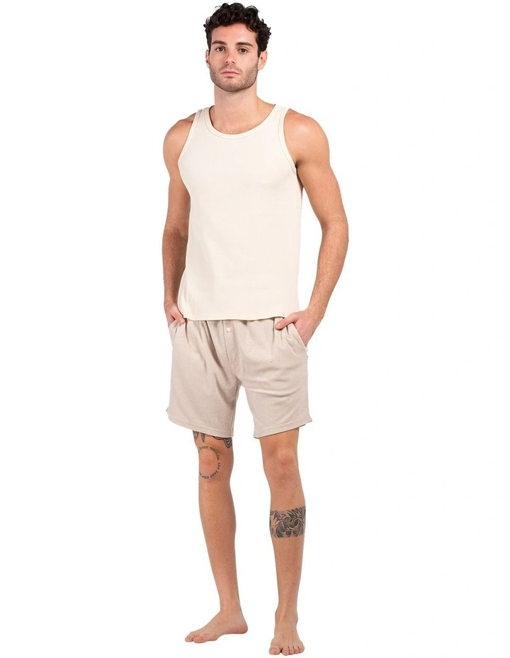 Terry Shorts in Sand image 6
