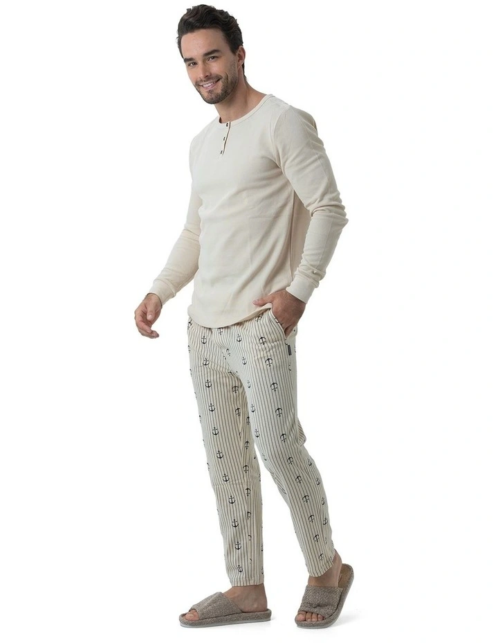 Coast Anchors Pyjama Set in Beige image 3