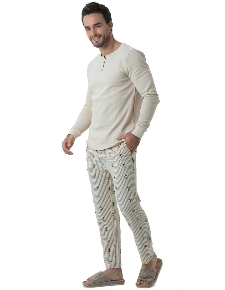 Coast Anchors Pyjama Set in Beige image 3