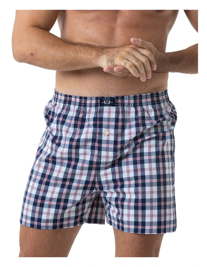 Woven Boxers 2 Pack in Grey image 2