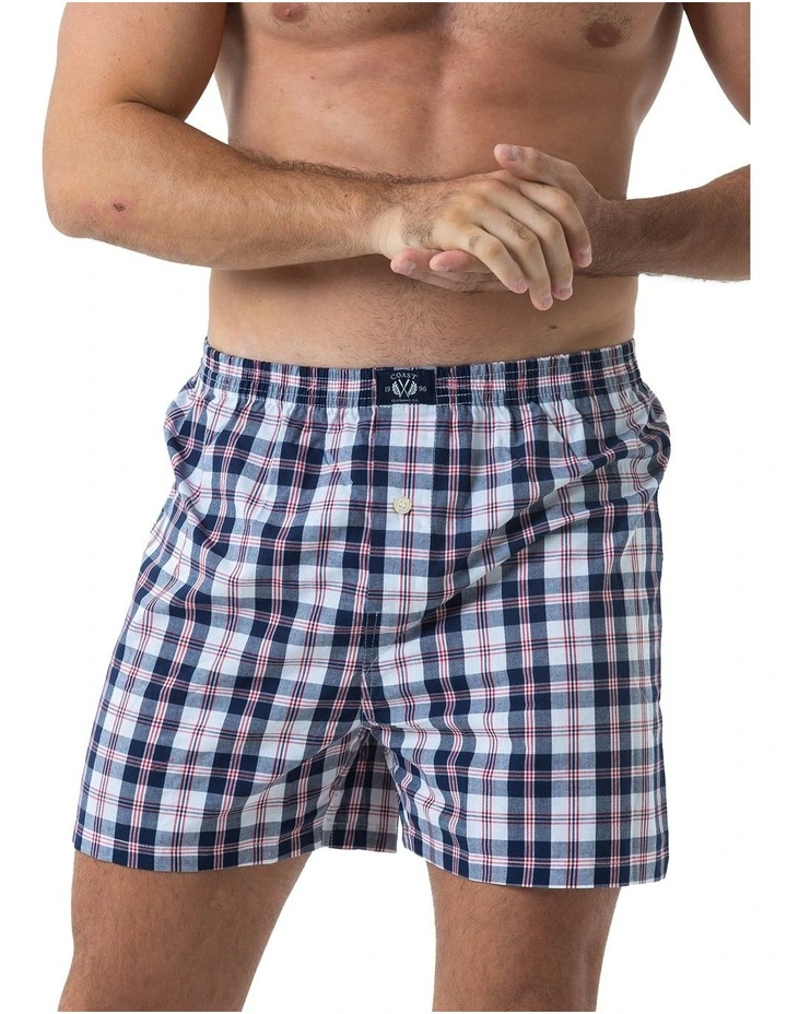 Woven Boxers 2 Pack in Grey image 2