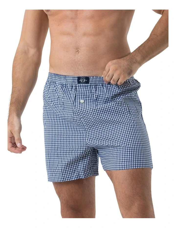 Woven Boxers 2 Pack in Grey image 5