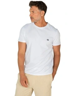 Crew Neck Tee in White
