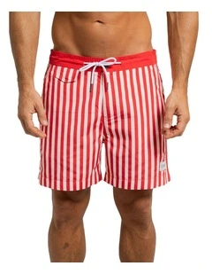 Marseille Premium Swim Shorts in Red