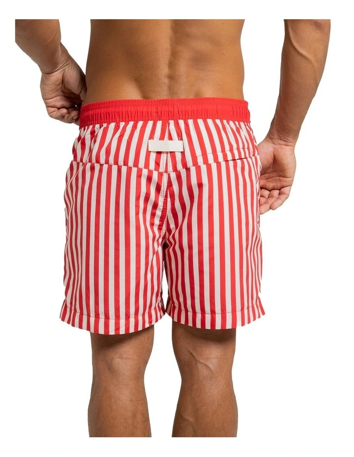Marseille Premium Swim Shorts in Red image 2
