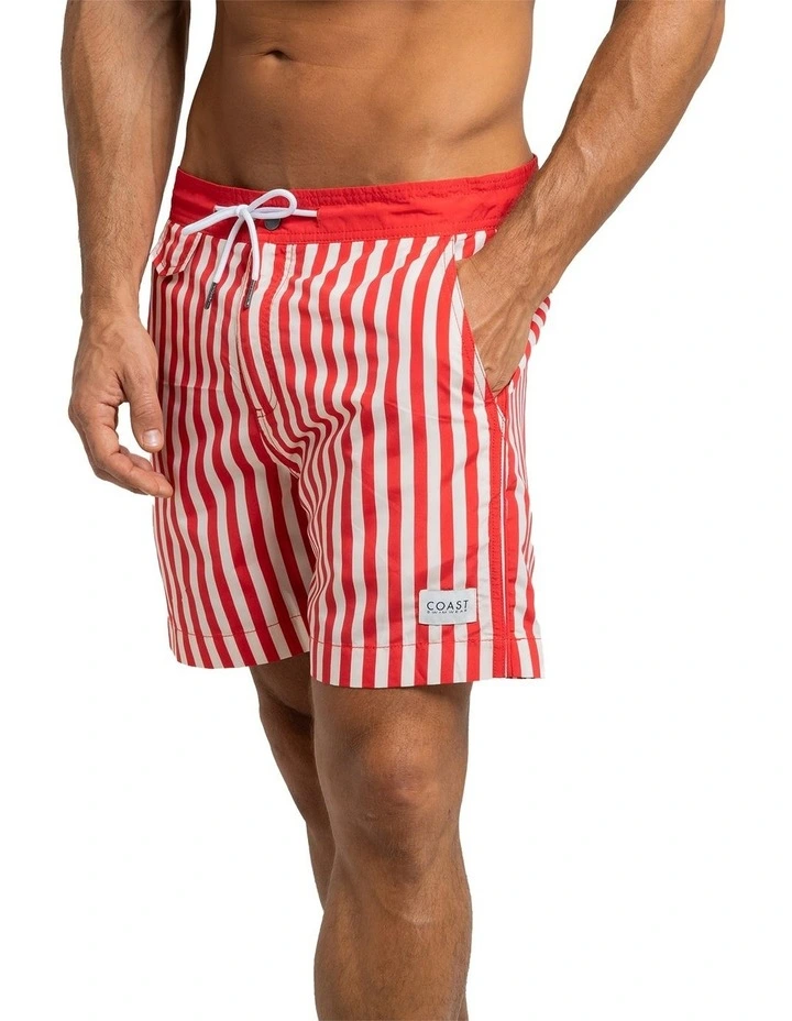 Marseille Premium Swim Shorts in Red image 3