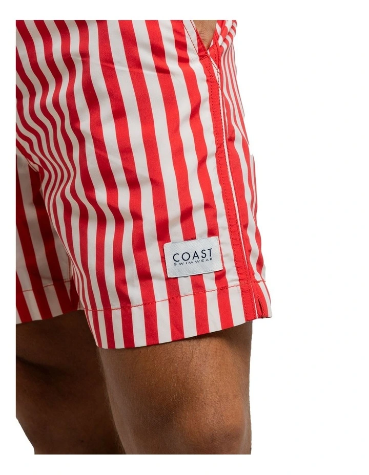 Marseille Premium Swim Shorts in Red image 4